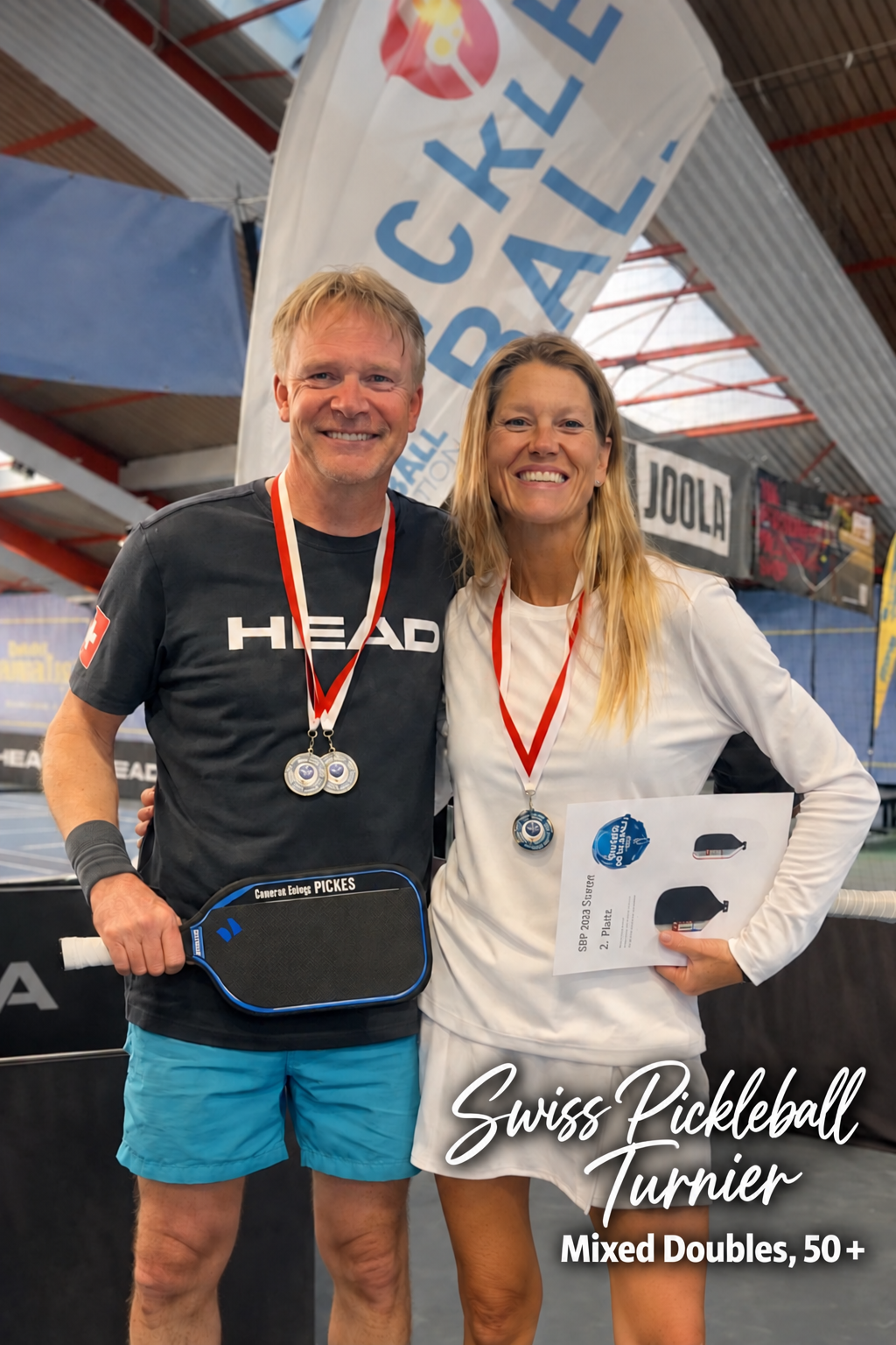Swiss Pickleball Turnier · Mixed-Doppel 50+