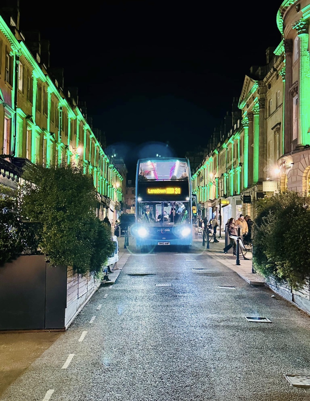 Englandreise · unterwegs am Abend