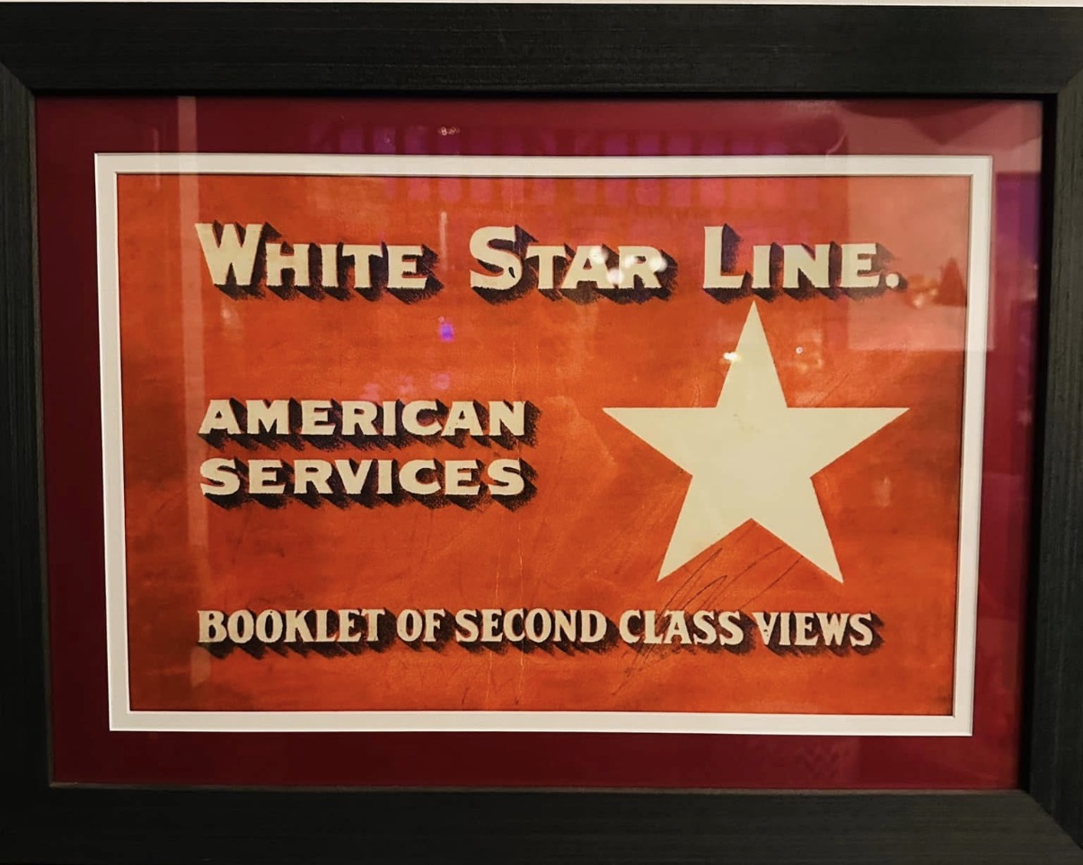 Englandreise · historische White-Star-Line-Ausstellung