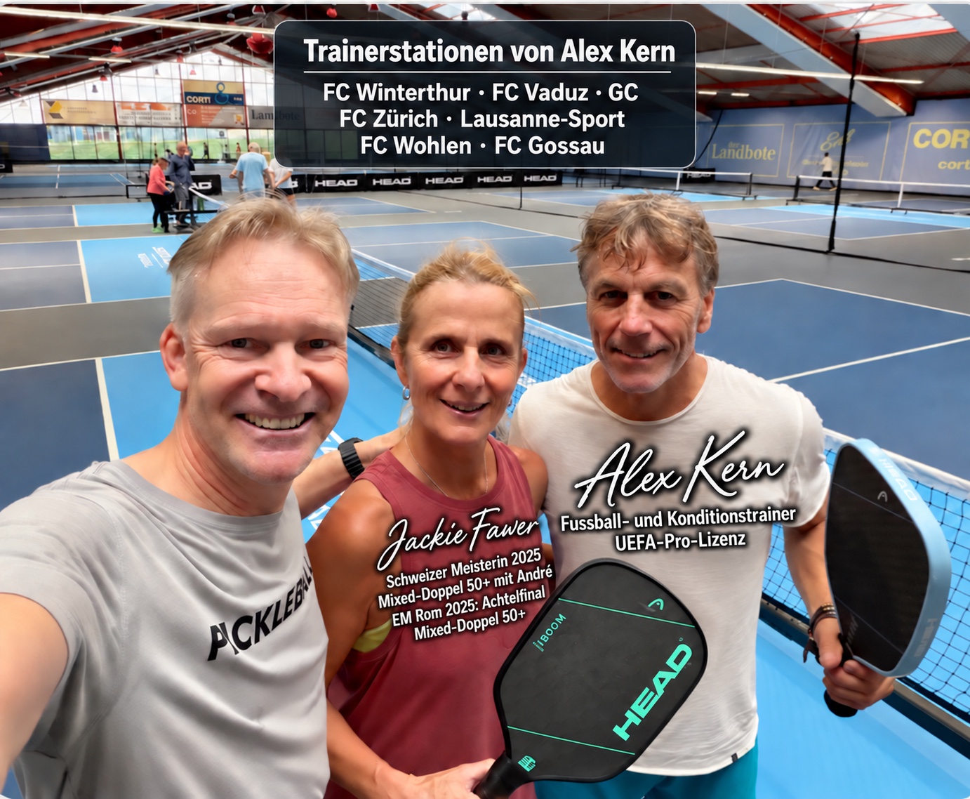 Gemeinsam nach dem Spiel in der Grüze