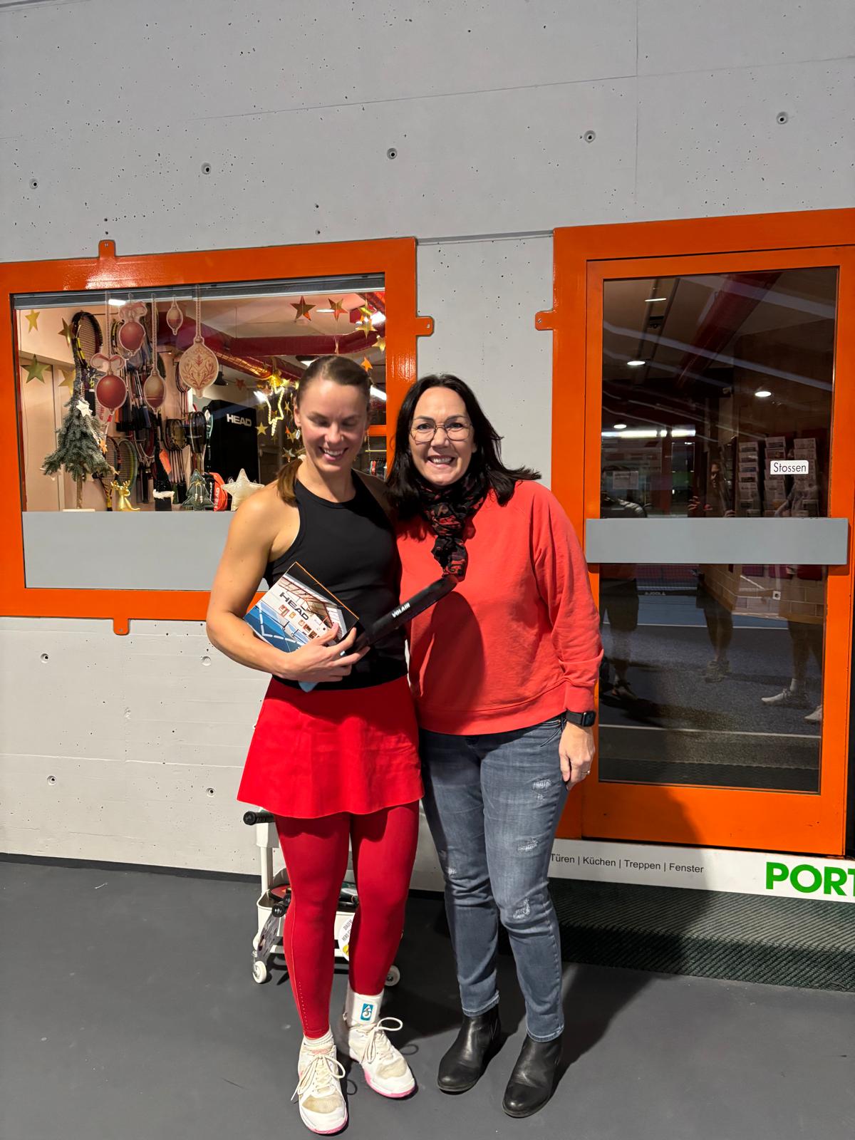 Lina Padegimaite (links) zu Gast in der Grüze