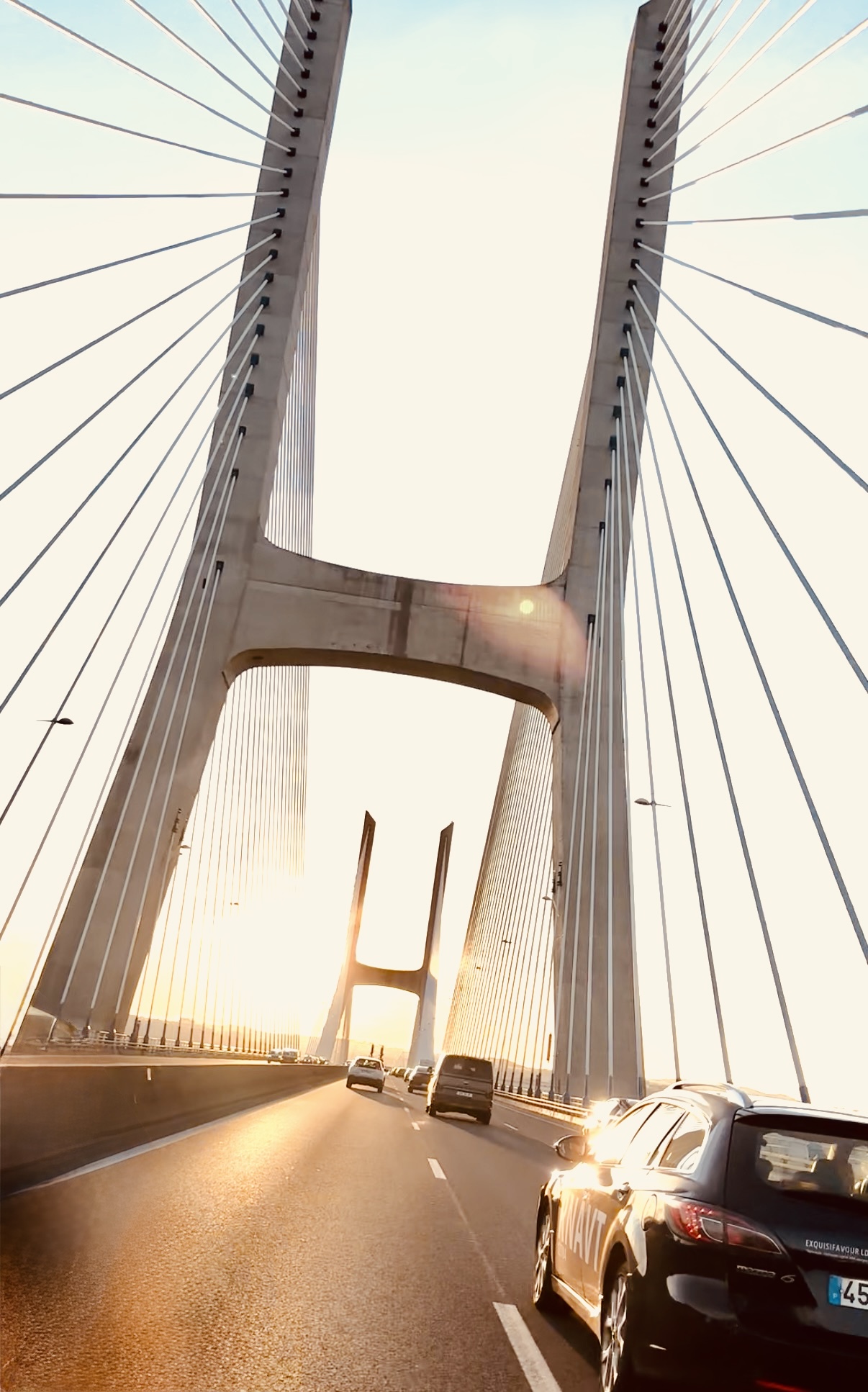 Portugalreise · unterwegs im Abendlicht