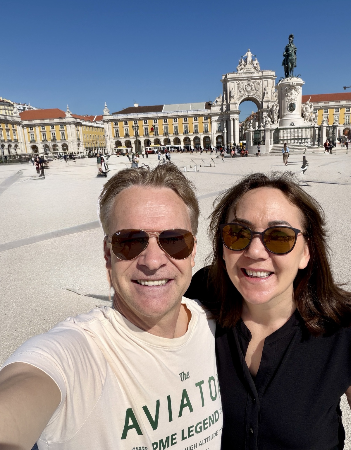 Abseits des Courts · gemeinsam in Lissabon