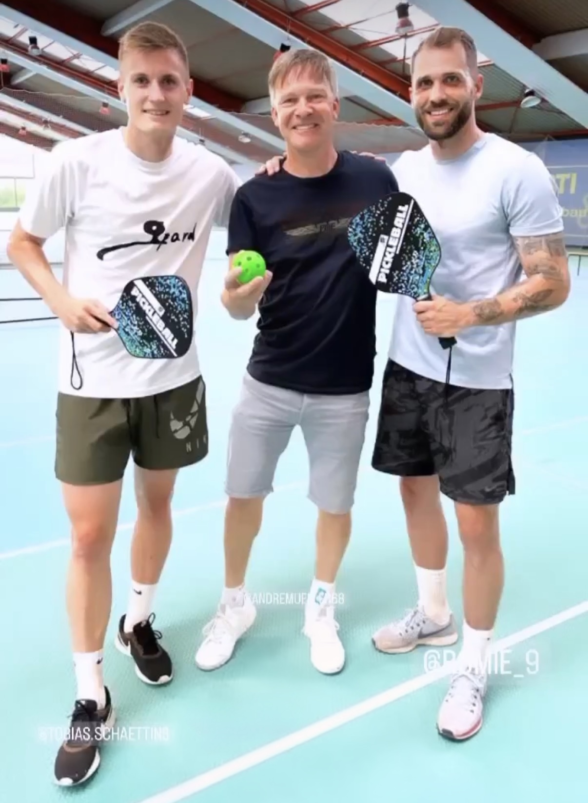 Tobias Schättin (links), André Müller (Mitte), Roman Buess (rechts).